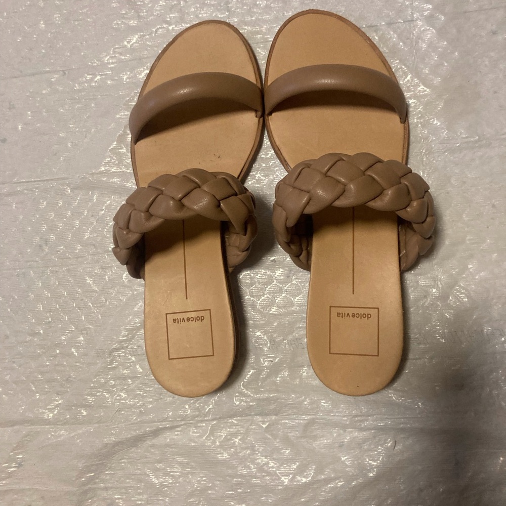 Dolce Vita Women's Braided Tan Sandals